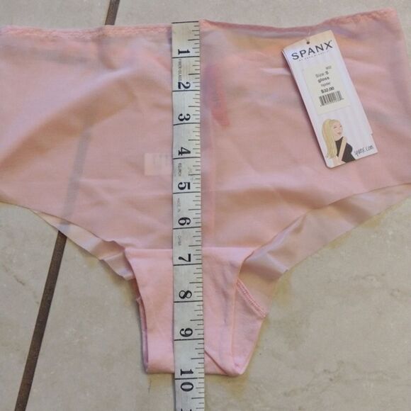 NWT Lot of 2 SPANX underwear hipster and thong in gloss pink Ice Blue size S - Picture 11 of 12